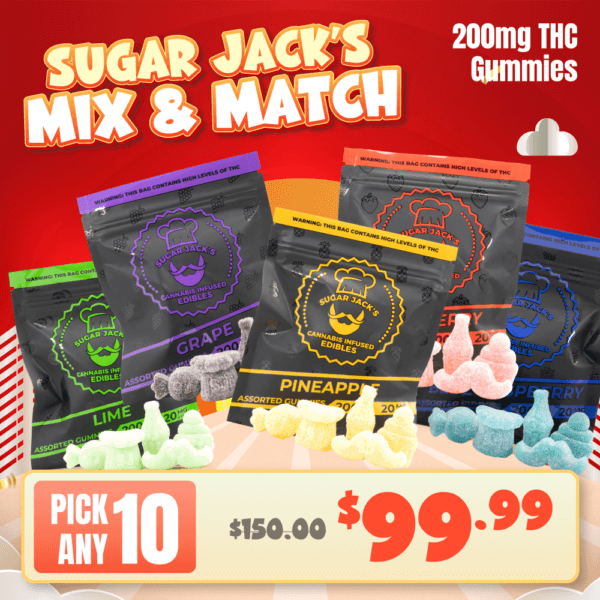 Sugar Jacks Assorted Gummies for Sale